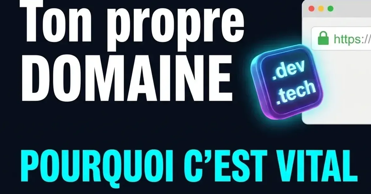 Nom de domaine personnalisé : indispensable pour tout développeur junior